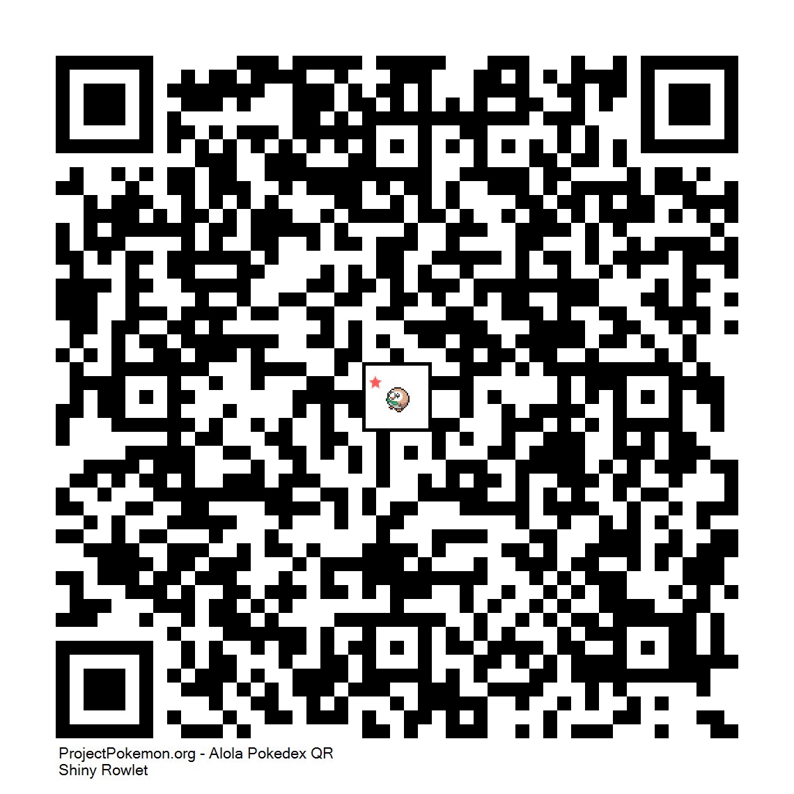 Cdigo QR de Rowlet variocolor